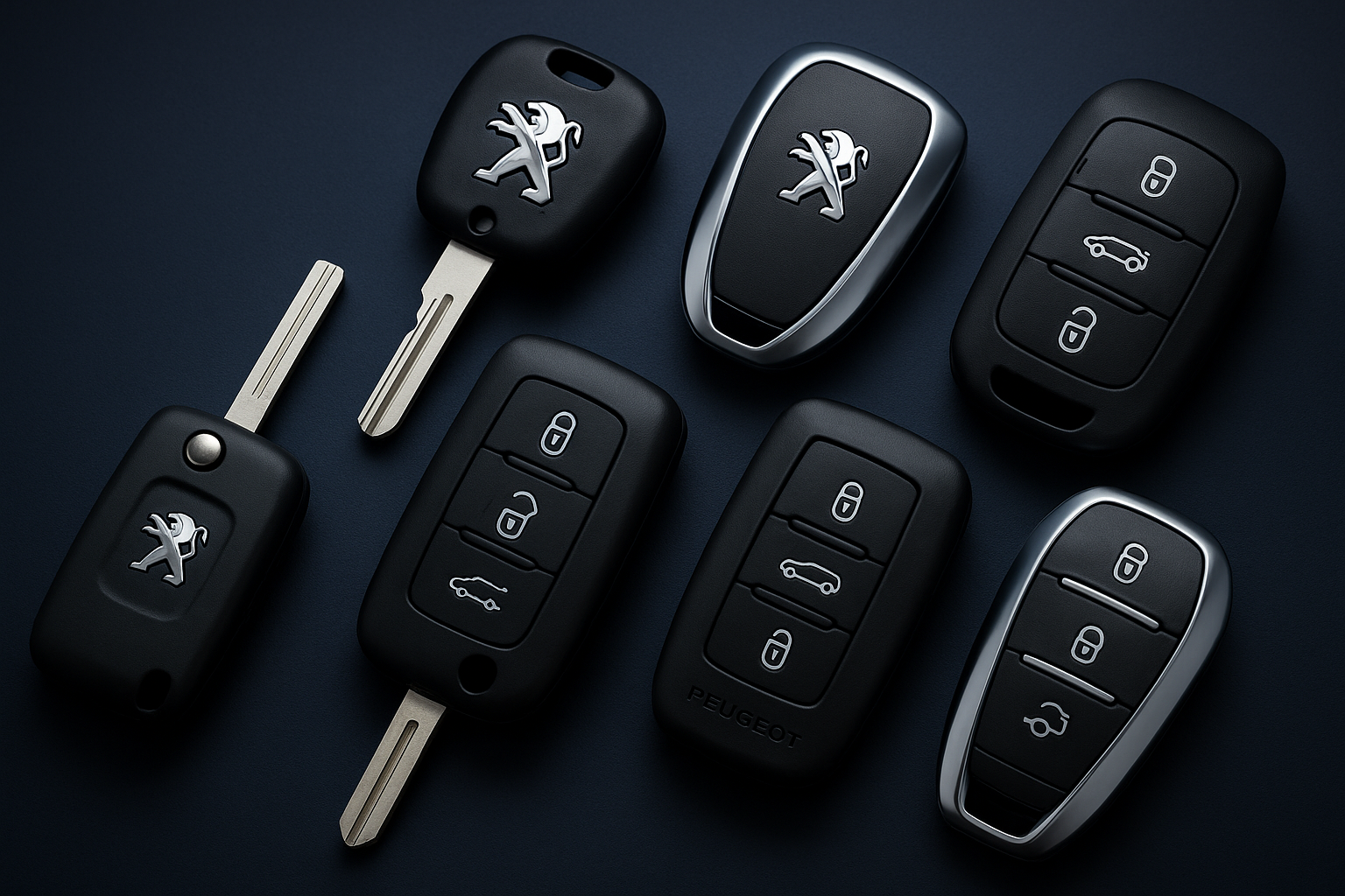 Peugeot autosleutels